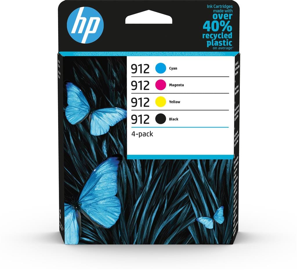 Cartușe HP 912 Combo-Pack CMYK pentru OfficeJet 8013 și 8023