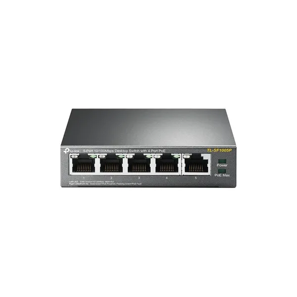 Switch TP-LINK TL-SF1005P 5 Porturi 10/100 Mbps - imagine 4