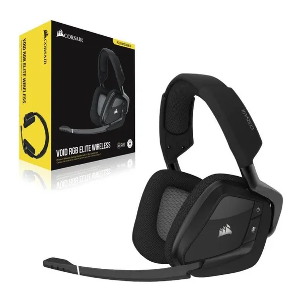 Căști Gaming CORSAIR Void RGB Elite Wireless Negru Carbon - imagine 2