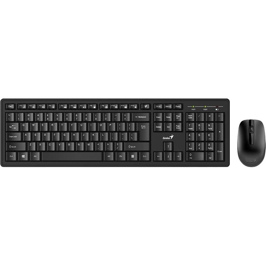 Kit Tastatură și Mouse GENIUS SlimStar C126 USB Negru