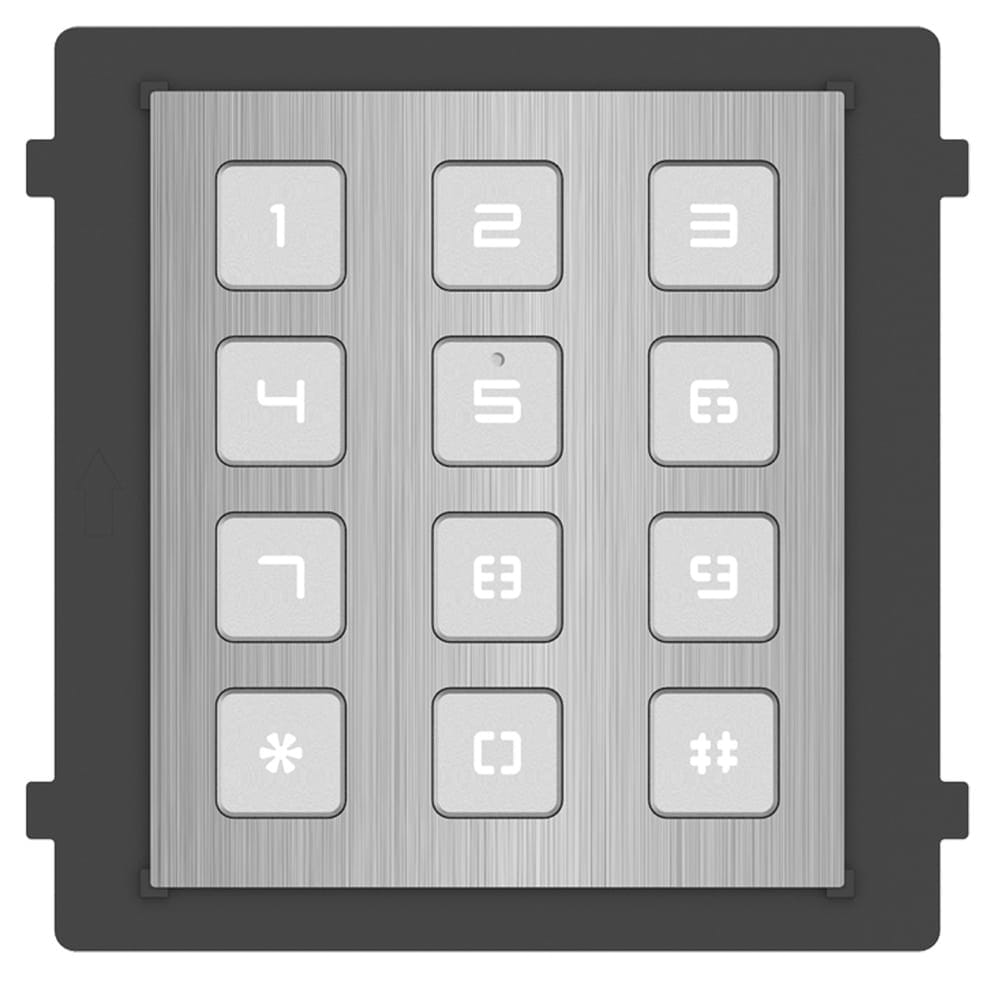 Modul Extensie Videointerfon HIKVISION DS-KD-KP/S Negru