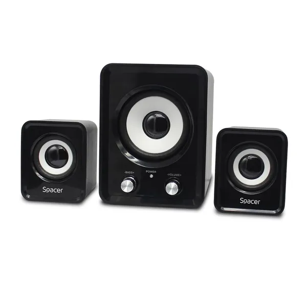 Sistem Boxe SPACER SPB-807-BK 2.1 11W Negru
