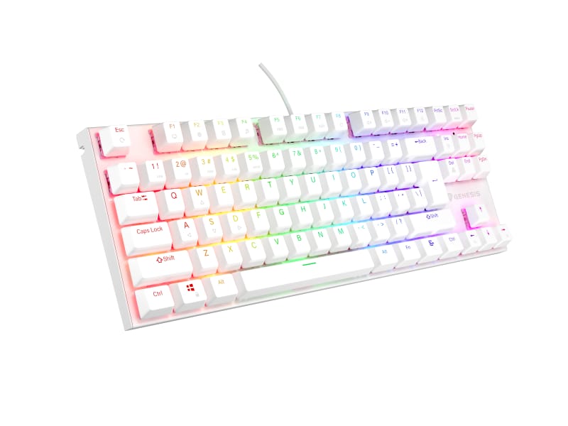 Tastatură GENESIS Thor 303 TKL Mecanică RGB Alb