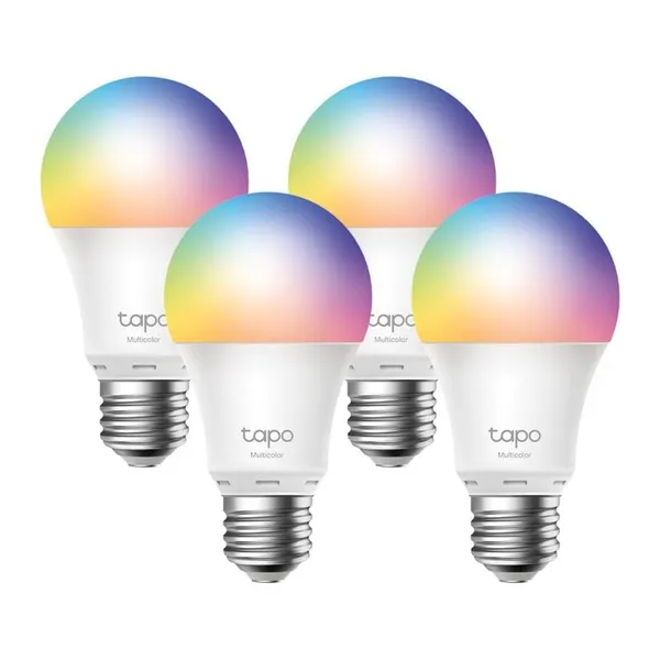 Bec Inteligent TP-LINK TAPO L530E Multicolor E27 4-Pack