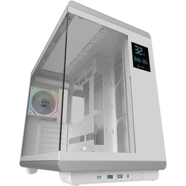 Carcasa AQIRYS Electra Draco RGB Mid Tower Alb