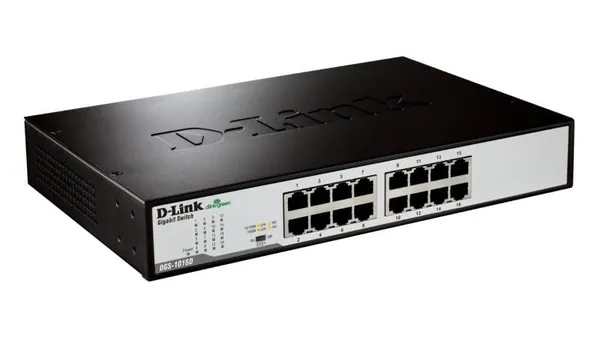 Switch D-LINK DGS-1016D 16 Porturi Gigabit Negru - imagine 3