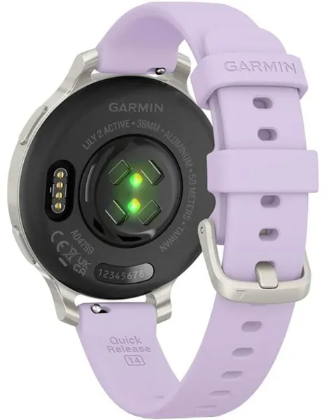 Smartwatch GARMIN Lily 2 AMOLED Argintiu Purple Jasmine - imagine 3