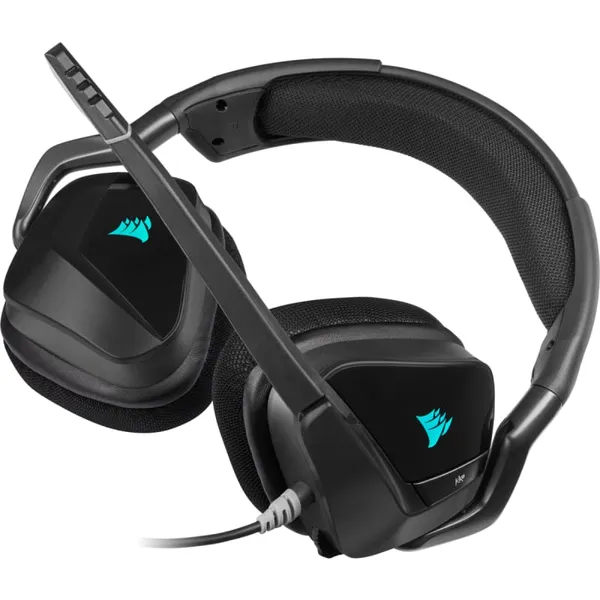 Căști Gaming CORSAIR Void RGB Elite Carbon Negru - imagine 2