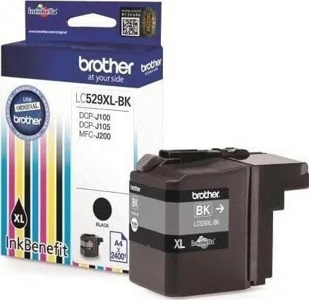 Cartuș Cerneală BROTHER LC529XLBK Black Negru 2400 pagini - imagine 2