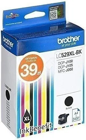 Cartuș Cerneală BROTHER LC529XLBK Black Negru 2400 pagini - imagine 3