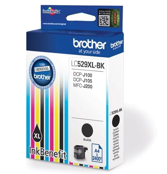 Cartuș Cerneală BROTHER LC529XLBK Black Negru 2400 pagini - imagine 4
