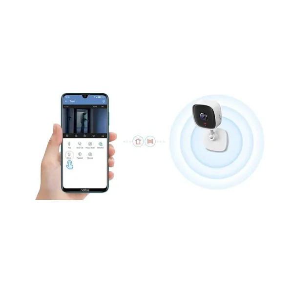 Cameră de Supraveghere TP-LINK Tapo C100 Wi-Fi HD 1080P - imagine 5