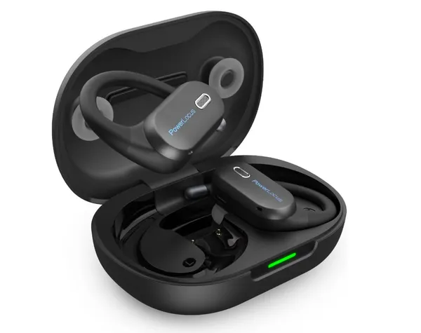 Căști In-Ear POWERLOCUS Jumpy Wireless Bluetooth 5.3 Negru - imagine 2