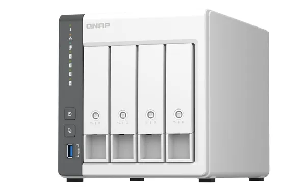 NAS QNAP TS-433-4G 4 Bay Cortex-A55 4GB Alb - imagine 3