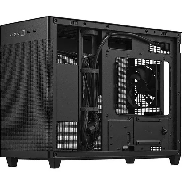 Carcasă PC ASUS PRIME AP201 Mesh Small Tower Negru - imagine 4