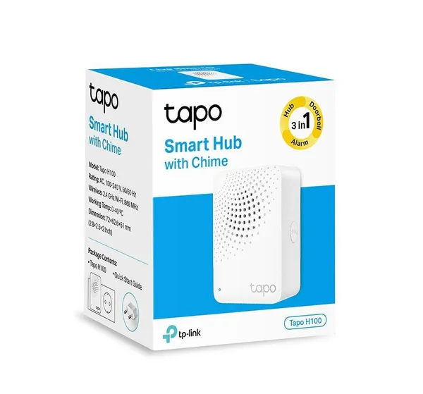 Hub Smart TP-LINK Tapo H100 2.4GHz Difuzor Wireless Alb - imagine 11