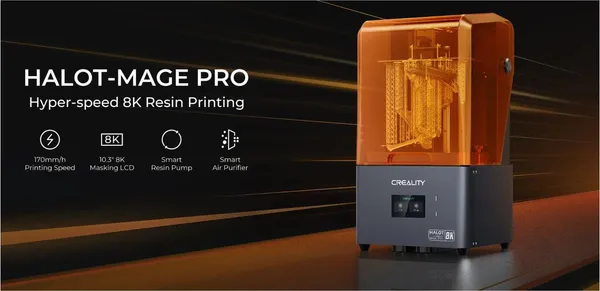 Imprimantă 3D CREALITY Halot-MAGE PRO SLA 8K Argintiu