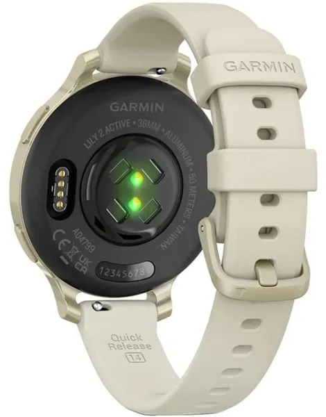 Smartwatch GARMIN Lily 2 AMOLED 8GB Lunar Gold Bone - imagine 2