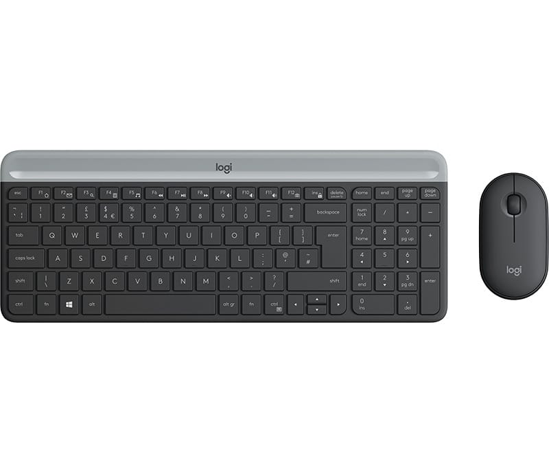 Set Tastatură și Mouse LOGITECH MK470 Slim Wireless Graphite
