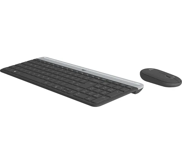 Set Tastatură și Mouse LOGITECH MK470 Slim Wireless Graphite - imagine 2