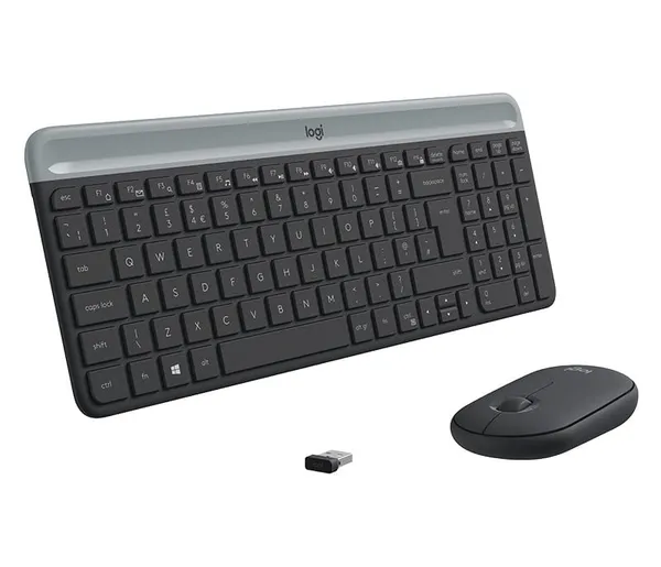 Set Tastatură și Mouse LOGITECH MK470 Slim Wireless Graphite - imagine 3