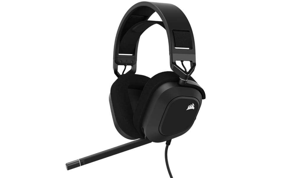 Căști Gaming CORSAIR HS80 Surround Over-head Negru Carbon
