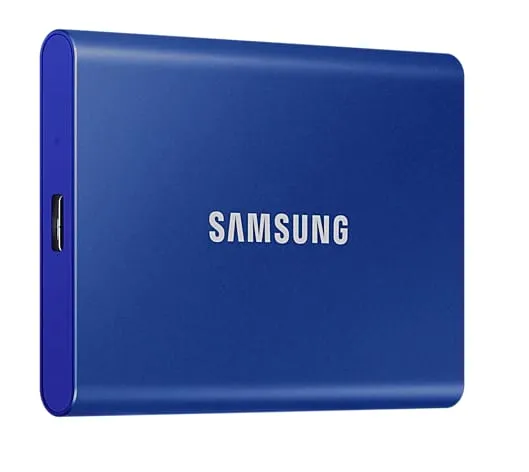 SSD Extern SAMSUNG T7 2TB USB 3.2 Gen 1 Albastru MU-PC2T0H/WW - imagine 2
