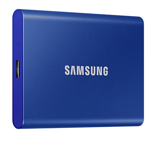 SSD extern SAMSUNG T7 2TB USB 3.2 Gen 1 Albastru MU-PC2T0H/WW - imagine 2
