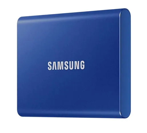 SSD Extern SAMSUNG T7 2TB USB 3.2 Gen 1 Albastru MU-PC2T0H/WW - imagine 3