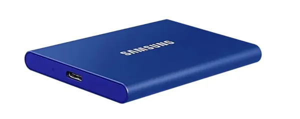 SSD Extern SAMSUNG T7 2TB USB 3.2 Gen 1 Albastru MU-PC2T0H/WW - imagine 4
