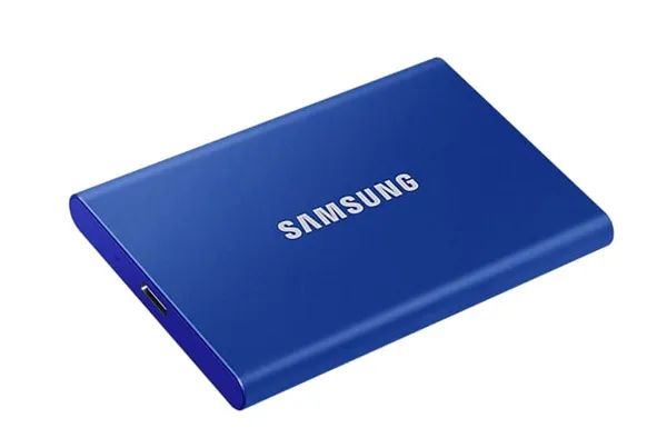SSD Extern SAMSUNG T7 2TB USB 3.2 Gen 1 Albastru MU-PC2T0H/WW - imagine 5