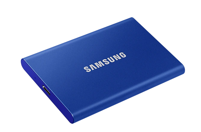 SSD extern SAMSUNG T7 2TB USB 3.2 Gen 1 Albastru MU-PC2T0H/WW - imagine 5