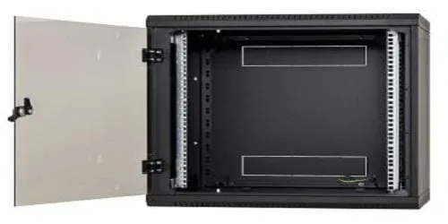Rack de Perete TRITON 6U 500 mm Ușă Sticlă IP30 Negru