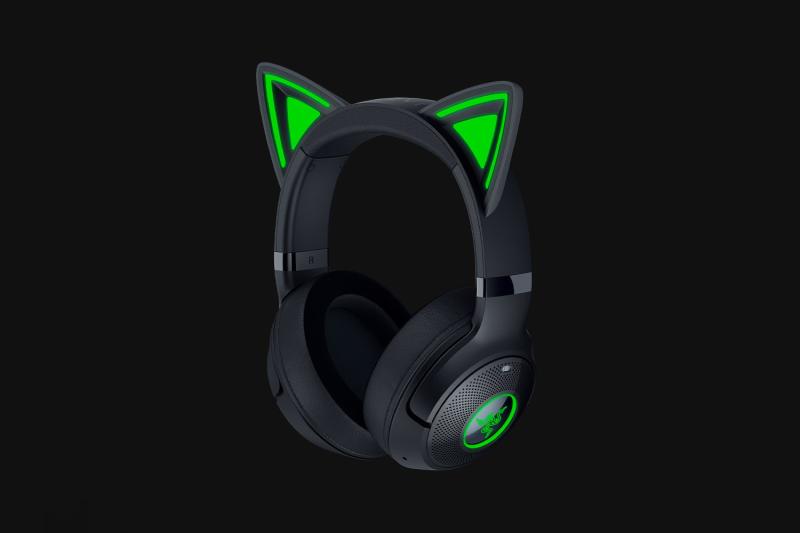Căști RAZER Kraken Kitty V2 Quartz Bluetooth 5.2 Negru