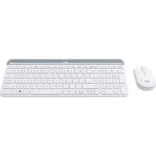 Set Tastatură și Mouse LOGITECH Slim Wireless Alb 920-009205 - imagine 3