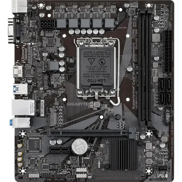 Placă de bază GIGABYTE H610M H V2 LGA1700 DDR5 mATX - imagine 2