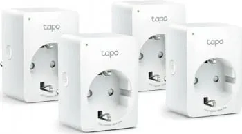 Priză Smart TP-LINK Tapo P100 Wi-Fi 4-pack