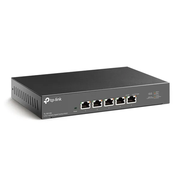 Switch TP-LINK TL-SX105 5 Porturi 10G Desktop Metal - imagine 2