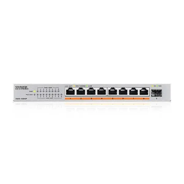 Switch ZYXEL XMG-108HP 8 Porturi PoE 2.5G SFP+ - imagine 2