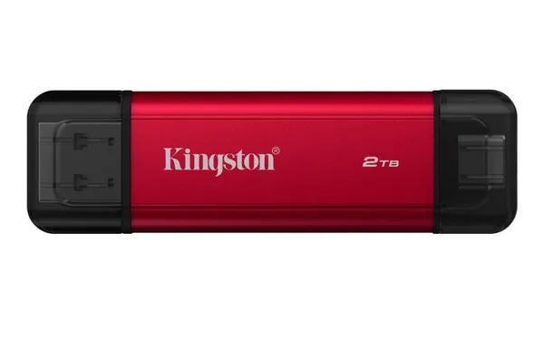 SSD extern KINGSTON 2TB USB-A USB-C Negru SPSD/2TB