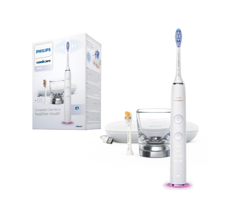 Periuță Electrică de Dinți PHILIPS Sonicare DiamondClean Smart 9400 Alb HX9917/88