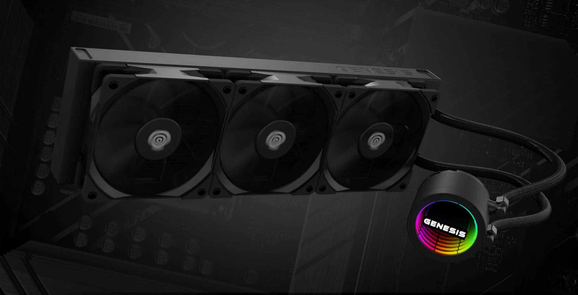 Cooler Procesor GENESIS Hydria 360 Negru ARGB