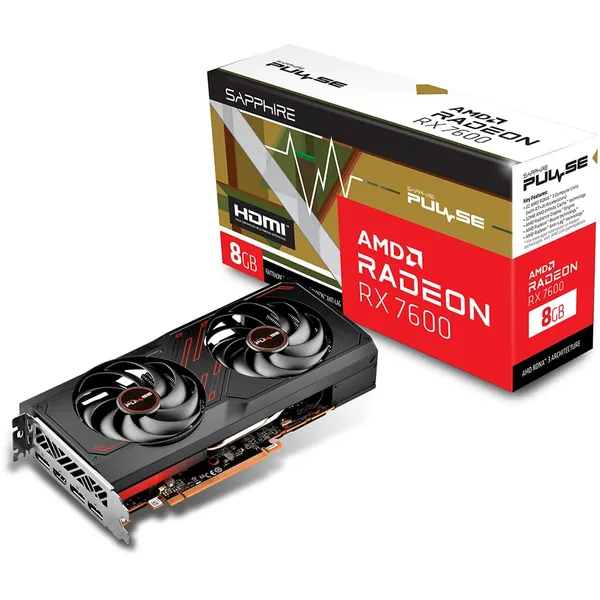Placă video SAPPHIRE Pulse AMD Radeon RX 7600 OC 8GB GDDR6 - imagine 6