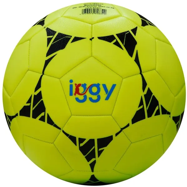 Minge Fotbal IGGY PVC Dimensiune 5 Galben Negru