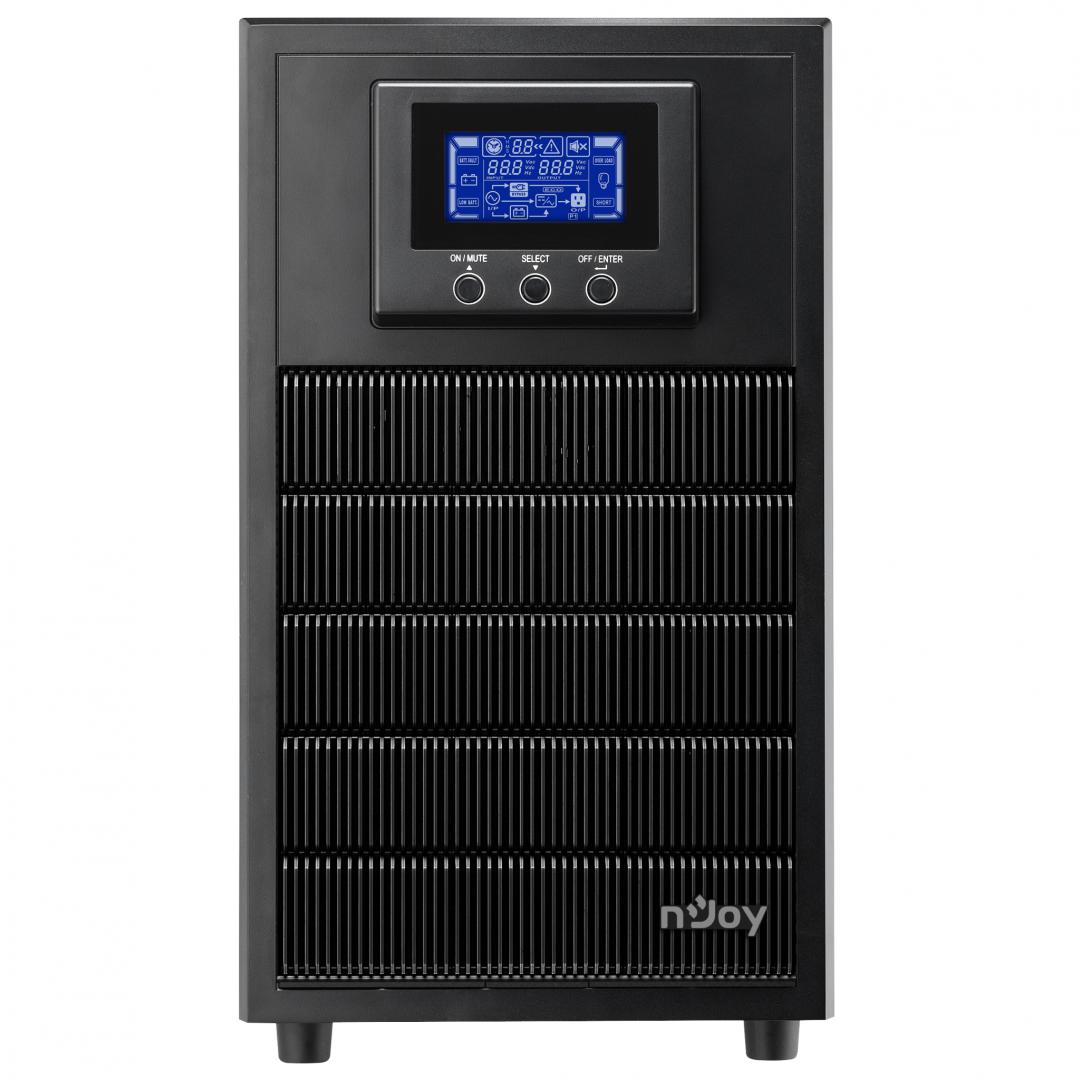 UPS NJOY Aten PRO 3000 3000VA 2700W Online Tower LCD - imagine 3