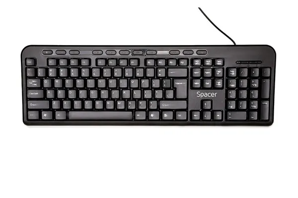 Tastatură SPACER SPKB-169 USB Multimedia Anti-spill Negru
