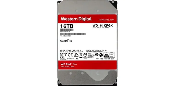HDD intern WD Red Pro WD161KFGX 16TB 7200rpm