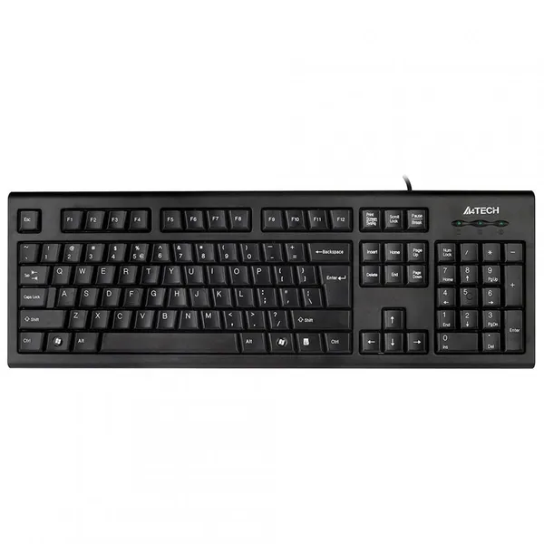 Tastatură A4TECH KR-85 USB Neagră 104 Taste - imagine 2