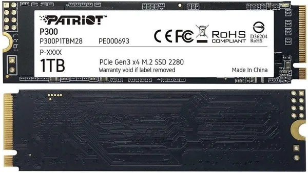 SSD PATRIOT P300 128GB M.2 PCIe Gen3.0 P300P128GM28 - imagine 2