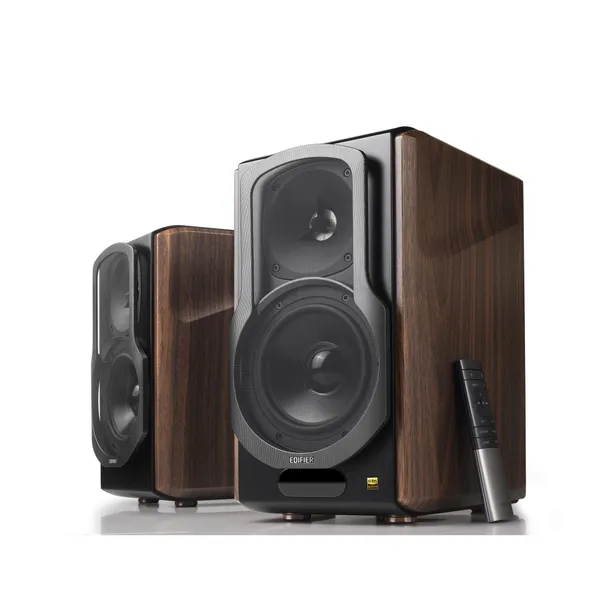 Boxe EDIFIER S2000MKIII 2.0 Bluetooth 130W Brown - imagine 5